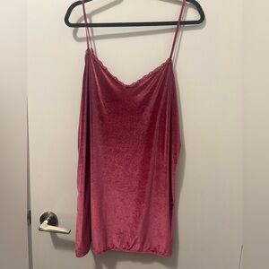 Victoria’s Secret Velvet Pink Slip Dress